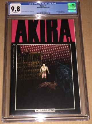 Akira No.  1 Epic/marvel Comics Manga Cgc 9.  8