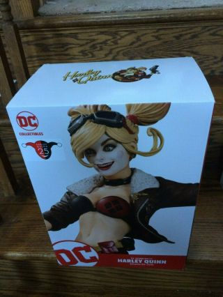 Dc Comics Collectibles Bombshells Deluxe Harley Quinn Statue By Ant Lucia 14”