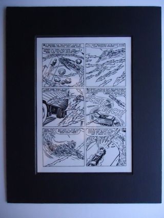 1963 Strange Tales 104 Jack Kirby Trapster Human Torch Ff4 Pg 7 Production Art