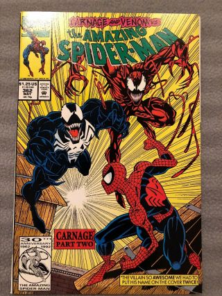 SPIDER - MAN 360 361 362 363 - NM,  1st Carnage Venom Owner 10