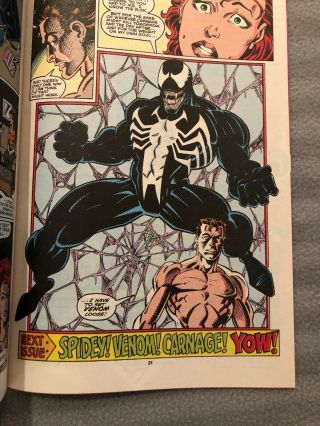 SPIDER - MAN 360 361 362 363 - NM,  1st Carnage Venom Owner 6