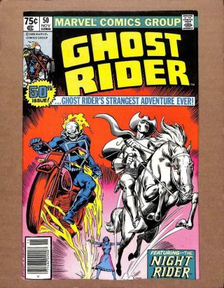 Ghost Rider 50 - Near 9.  2 Nm - Johnny Blaze Dead Or Alive Marvel Comics