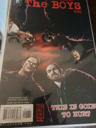 The Boys Comics 1 - 20 Tv Series Garth Ennis First Appearance Key Issues