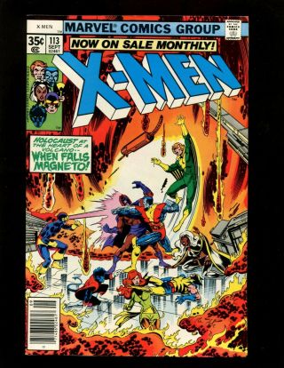 X - Men 113 Vf Byrne Austin Beast Magneto Lilandra Nanny I Phoenix Wolverine