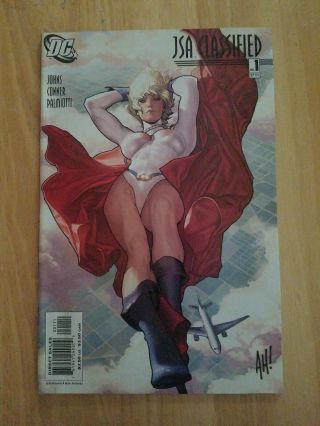 Jsa Classified 1 Adam Hughes Cover Classic Sexy Power Girl Justice League Nm/vf