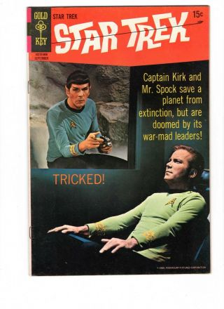 Star Trek 5,  Sept 1969 Very Fine - 7.  5 Photo Cover,
