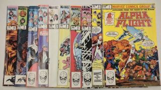 Set Of Alpha Flight Comics,  1 - 71 And Annual 1 And 2.  Cool Set.
