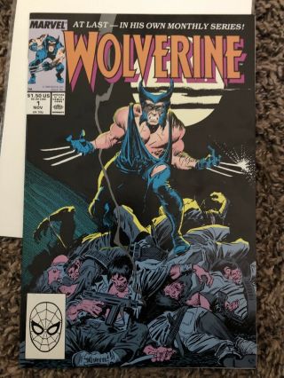 Wolverine 1 (nov 1988,  Marvel),  1st Appearance Wolverine / Patch Major Key