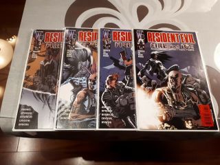 Resident Evil Fire And Ice Video Game Comics 1 2 3 4 Full Set Wildstorm