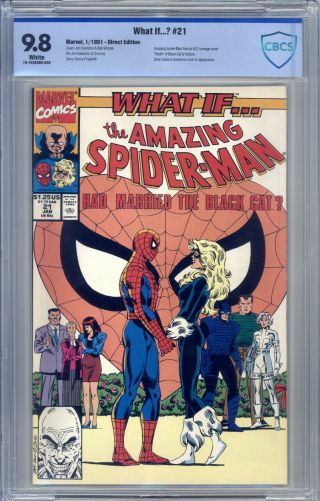What If.  ? (2nd Series) 21 Cbcs 9.  8 Spider - Man Married Black Cat
