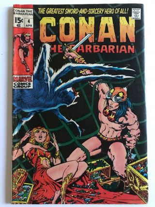 Conan The Barbarian 4 — Marvel 1971 — Tower Of The Elephant