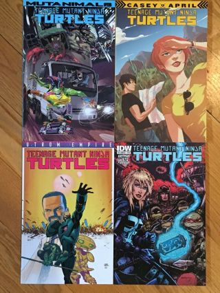 Teenage Mutant Ninja Turtles Tmnt Idw Mutanimals,  Casey & April,  Utrom Empire