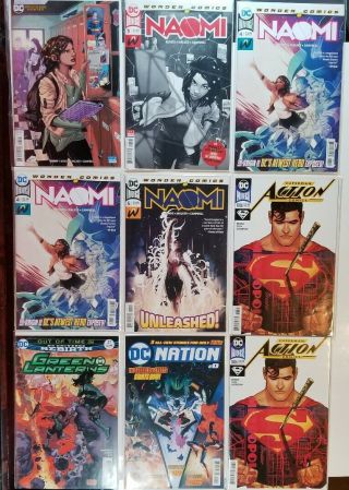 Naomi 1 4 5 Action Comics 1006 Green Lantern 27 Dc Nation 0 Variant 1st App Keys