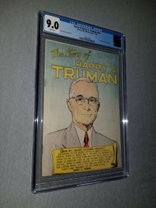The Story Of Harry S.  Truman (1948) - Cgc 9.  0 White Pages - Mentioned In Soti