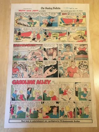 Harold,  Hal Foster PRINCE VALIANT Sunday Page Promotion 1968 Full Size 5