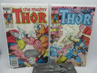 Marvel The Mighty Thor 338,  339 (1983) Vf,  8.  5 2nd & 3rd Appearance Beta Ray Bill