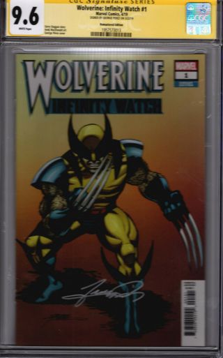 Wolverine: Infinity Watch 1 Remastered Edition Cgc Ss 9.  4 Sig George Perez