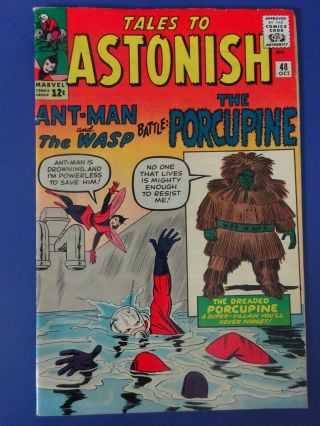Tales To Astonish 48 October 1963 Stan Lee Jack Kirby Ant Man Wasp