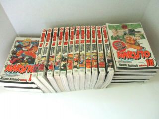 Volumes 1 & 2 Plus 4 - 24 Naruto Shonen Jump Manga Masashi Kishimoto
