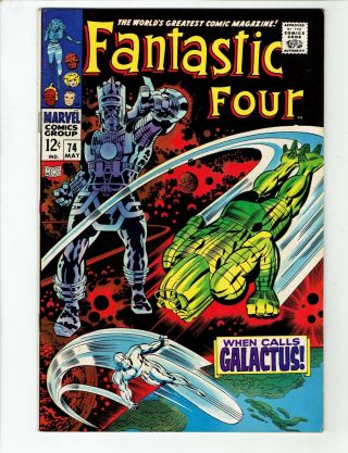Fantastic Four 74 (may 1968) Galactus/ Silver Surfer No Reserve/