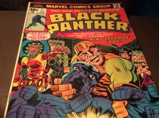 Black Panther 1 Comic Book/ Jack Kirby Art (1977).  Vfn Awesome 1st Issue