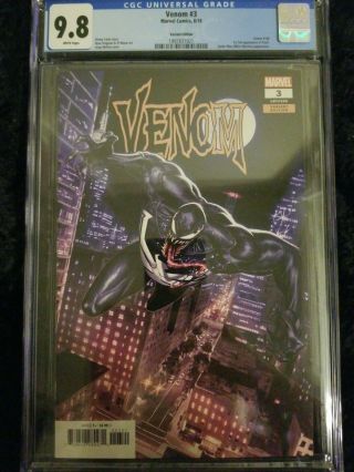 Venom 3 Molina 1:25 Variant Cover Cgc 9.  8 First Appearance Of Knull