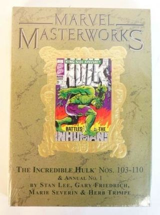 Marvel Masterworks Vol 78 The Incredible Hulk Hc