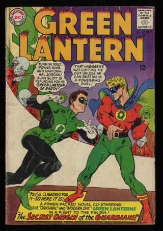 Green Lantern 40 Gd,  2.  5 Origin Of The Guardians 1st Krona