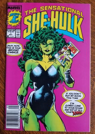 Sensational She - Hulk (1989) 1 - Vf/nm - Byrne - Newsstand