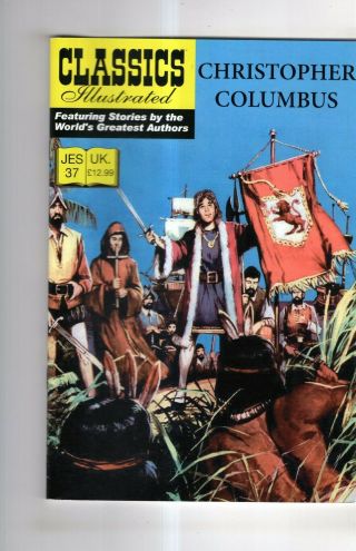 Classics Illustrated 37 Christopher Columbus Comic Book Uk