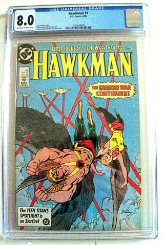 Hawkman 1 Cgc 8.  0