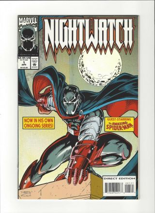 Web of Spider - Man 97 & Nightwatch 1 VF/NM 1st appearance Kevin Trench Movie 4
