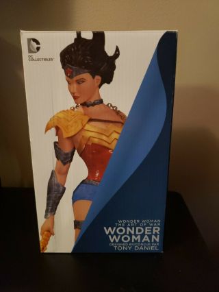 Dc Collectibles Wonder Woman: The Art Of War: Wonder Woman By Tony Daniel Sta.