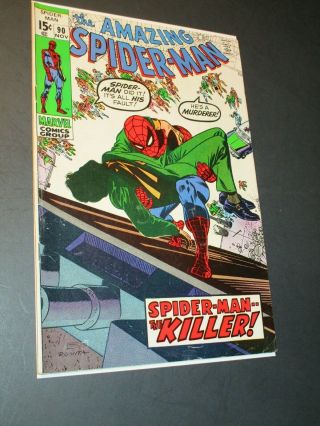 Spider - Man 90 Bronze Age Death Of Captain Stacy Key Classic Spidey