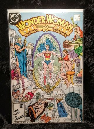 Wonder Woman 7 (vol.  2) 1st App Of Cheetah Movie Coming Hot 8/1987 F/vf 7.  0