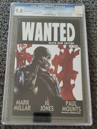 Wanted 1 (top Cow) Death Row Edition Cgc 9.  8
