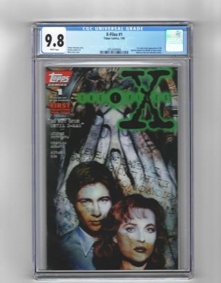 X - Files 1 Cgc Graded 9.  8 1st Mulder And Scully