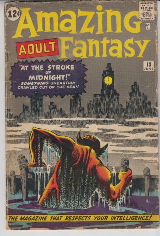 Adult Fantasy 13 Gd 2.  0 Jack Kirby And Steve Ditko Art Cents 1962