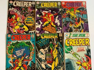 Beware The Creeper 1 2 3 4 5 & 1st Issue Special 7 Dc Comics Steve Ditko Vg - Fn