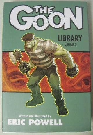 The Goon Library Volume 2 Hcw/dj Signed By Eric Powell With Goon Sketch