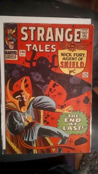Strange Tales 146 Fn - Last Dr.  Strange By Ditko - Only Ditko Cover In Series