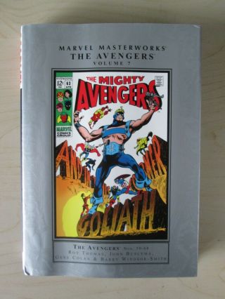 Marvel Masterworks The Avengers Volume 7,  Hardcover,  1st Printing,  Out Of Print