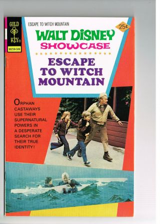 Walt Disney Showcase 29 Nm Ob Gold Key 1975 Escape To Witch Mountain Movie Adap