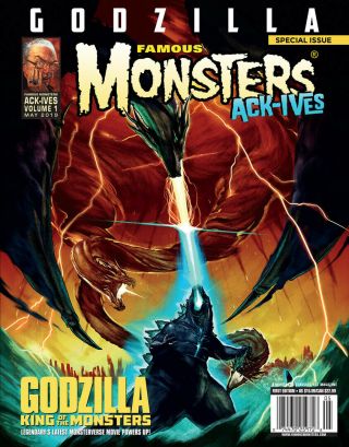 Famous Monsters Ack - Ives Vol.  1 Godzilla Exclusive King Of The Monsters Variant