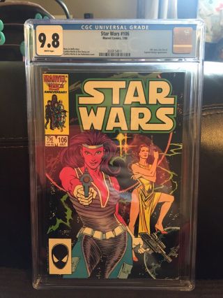 Star Wars 106 Cgc 9.  8 White Pages