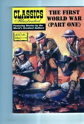Classics Illustrated 68a The First World War (part One) Comic Book Uk