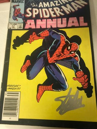 The Spider - Man Annual 17 Signed By Stan Lee