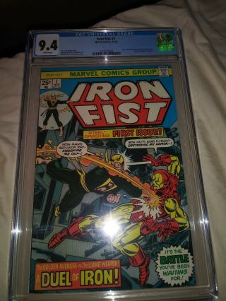 Iron Fist 1 (nov 1975,  Marvel) Cgc 9.  4 Unpressed