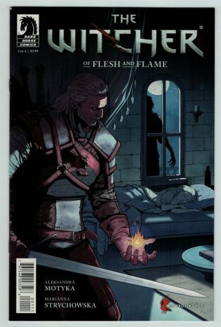 The Witcher Of Flash And Flame 1 2 3 4 - Complete Set Dark Horse Comics Netflix