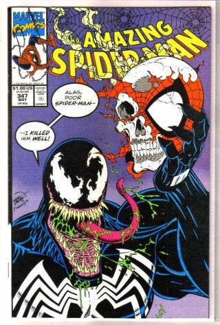 Spiderman 347 Venom Marvel Comic Book Vf/nm